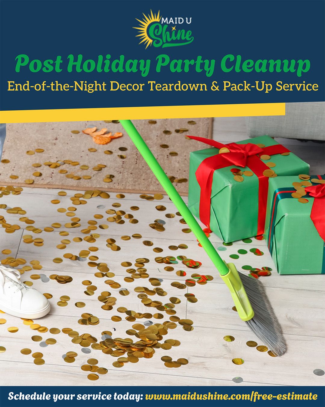 Post Holiday Party Cleanup