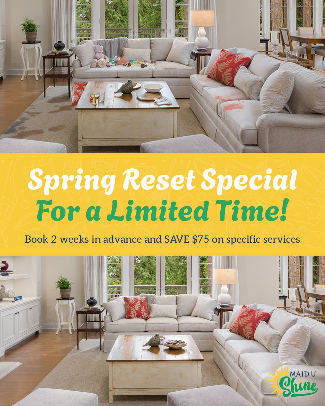 $25 Off First 4 Services!