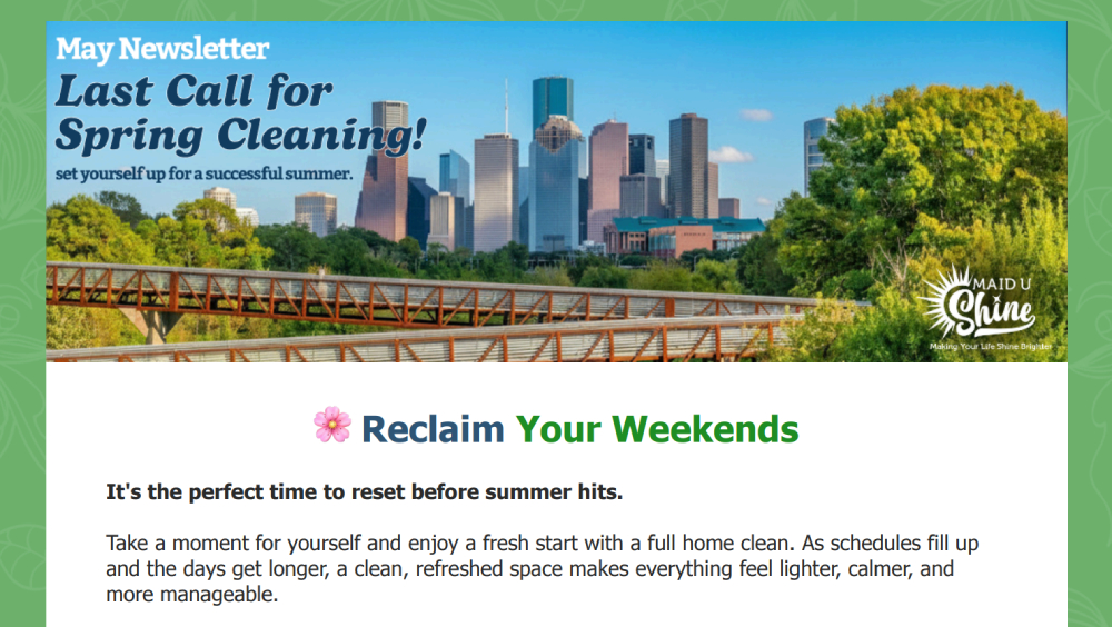 May Newsletter