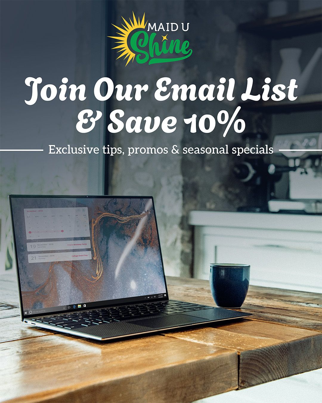 Join Our Email List & Save 10%