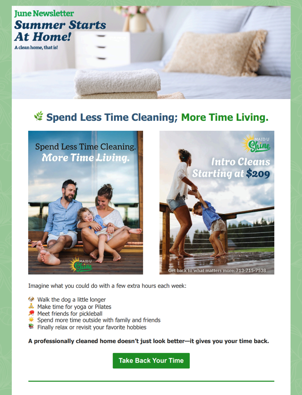 Monthly Newsletter